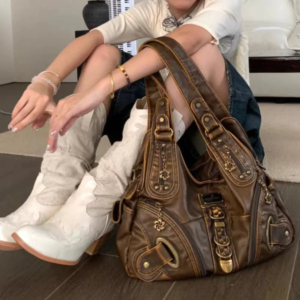 Y2K Retro Leather Bags