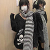 Y2K Gothic Skull Sweater