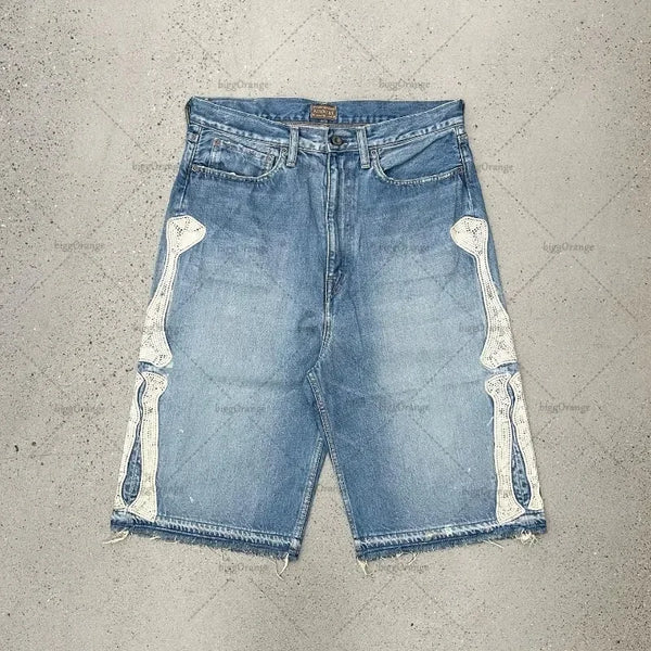 Y2K Street Denim Shorts
