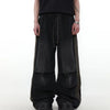 Y2K Striped Pleated Baggy Jeans