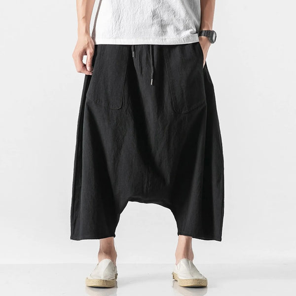Y2K Cotton Parachute Pants