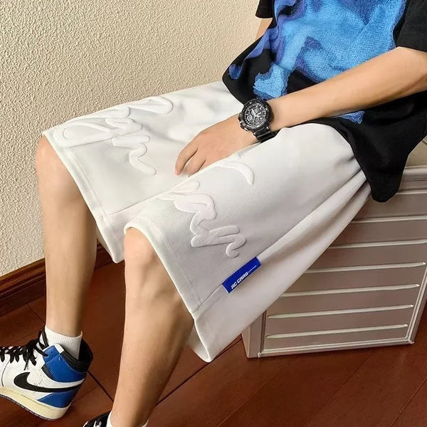 Y2K Foamed Printed Shorts