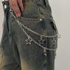 Y2K Punk Jeans Keychain