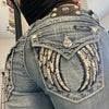 Y2K Diamond Embroidery Jeans