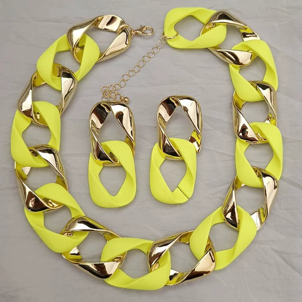 Y2K Fluorescent Necklace