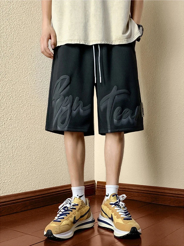 Y2K Foamed Printed Shorts