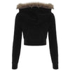 Vintage Y2K Hooded Coat