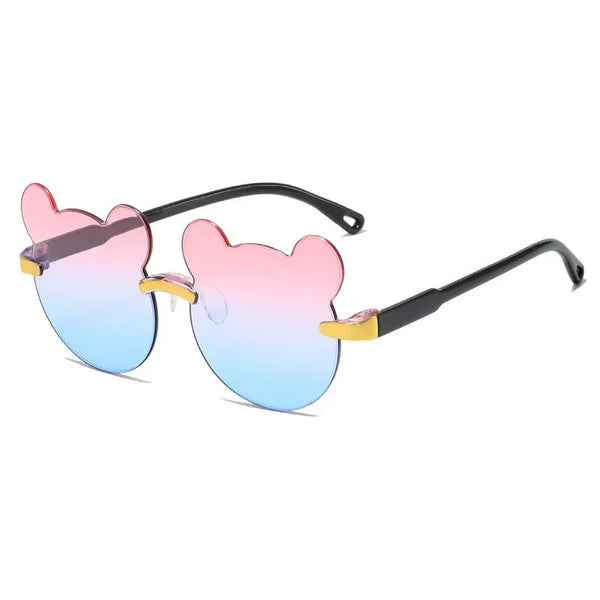 Y2K Bear Rimless Shades
