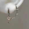 Y2K Star Chain Earing