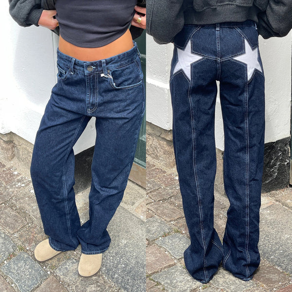 Y2K Star Print Vintage Jeans
