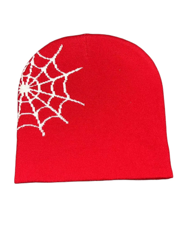 Y2K Red Knit Beanie