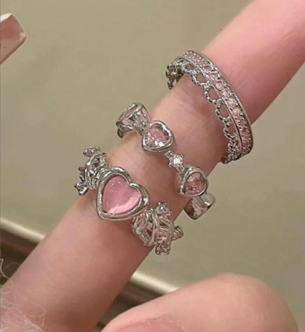 Y2K Kpop Geometry Jewelry