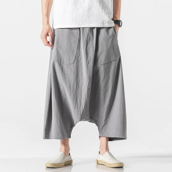 Y2K Cotton Parachute Pants
