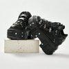 Y2K Black Punk Heel Boots