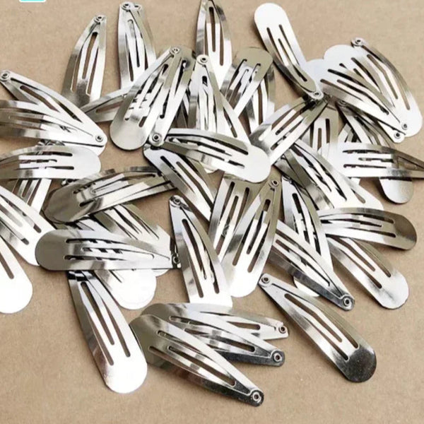 Y2K Metal Snap Hairpins