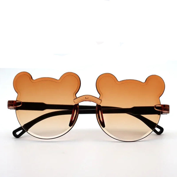 Y2K Bear Rimless Shades