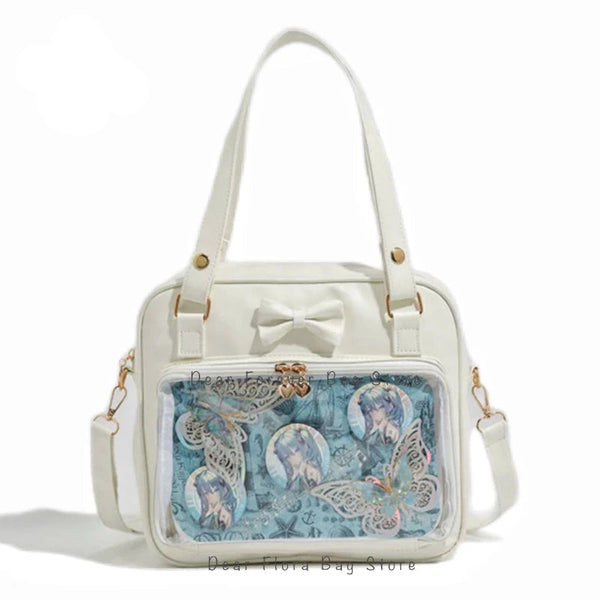 Y2K Transparent Badge Tote