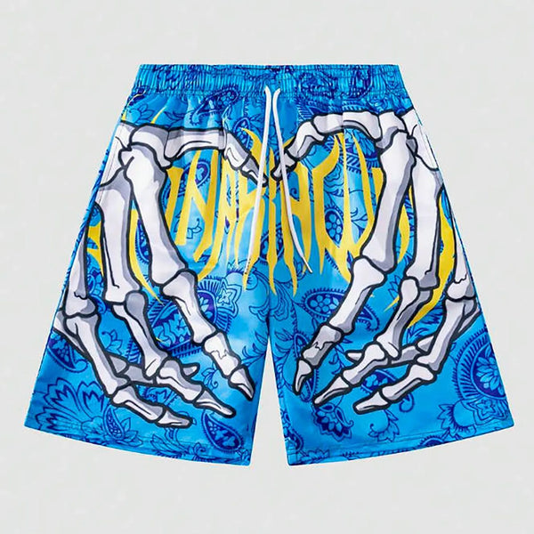 Y2K Elastic Swim Trunks