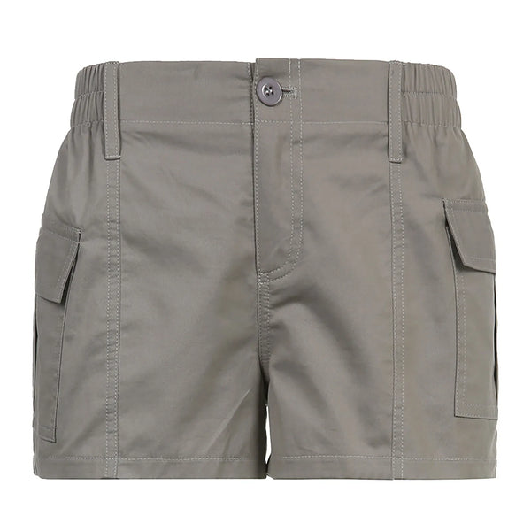 Y2K Solid Coloured Shorts