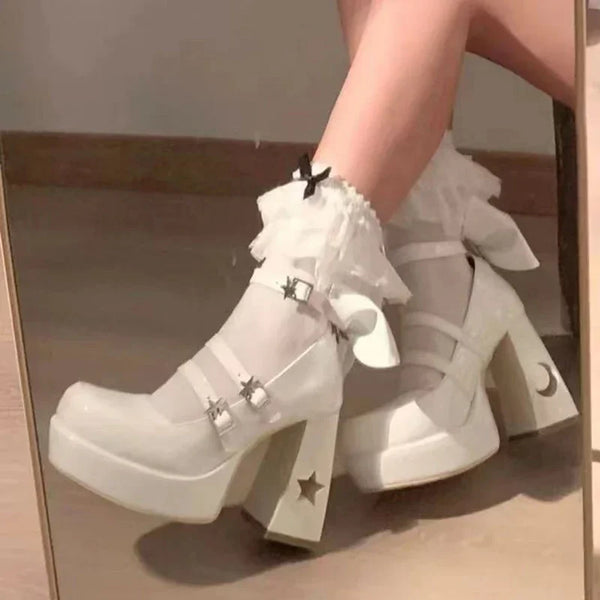 Y2K Cosplay Platform Heels