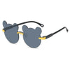 Y2K Bear Rimless Shades