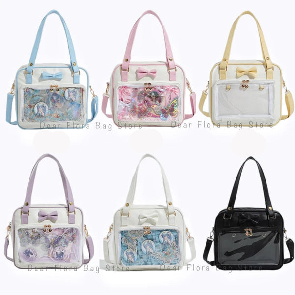 Y2K Transparent Badge Tote