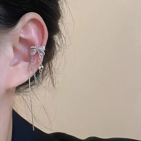 Pink Y2K Crystal Earrings