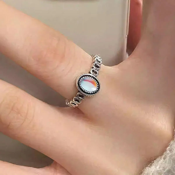 Y2K Vintage Gradient Rings