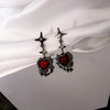 Y2K Pink Heart Earrings
