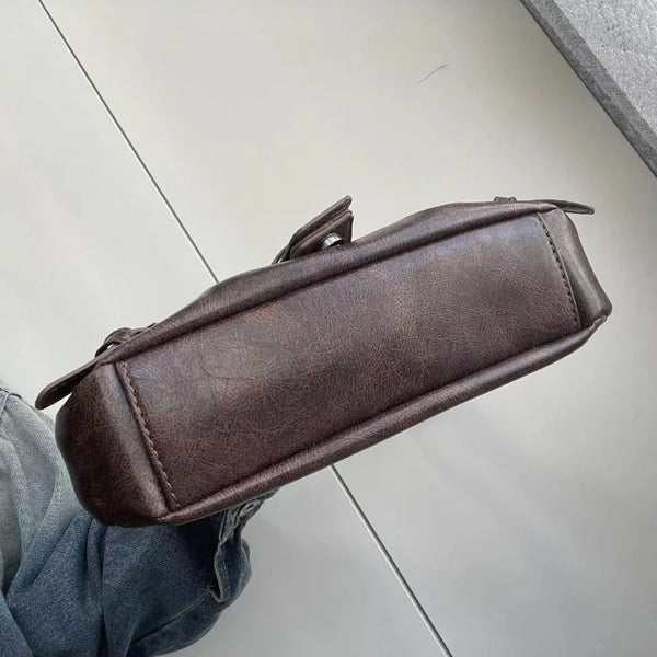 Y2K Wasteland Leather Bag