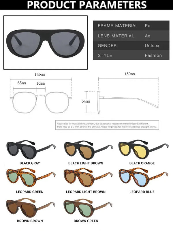 Y2K Vintage Fashion Glasses