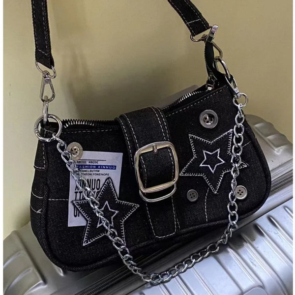 Y2K Chain Tote Handbag
