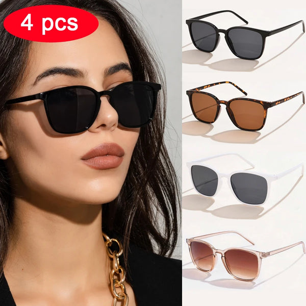 Y2K Retro Rectangle Shades