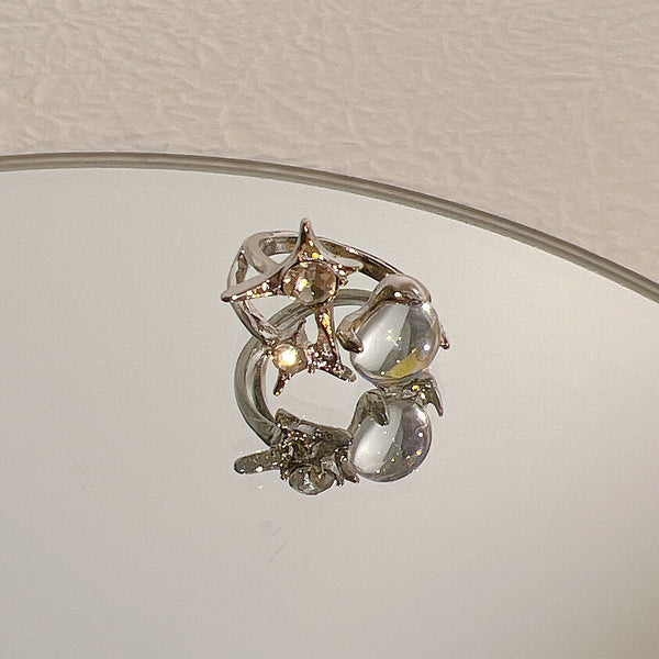 Y2K Crystal Rings