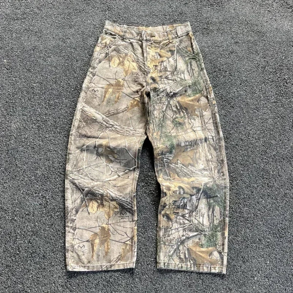 Y2k Camouflage Jeans
