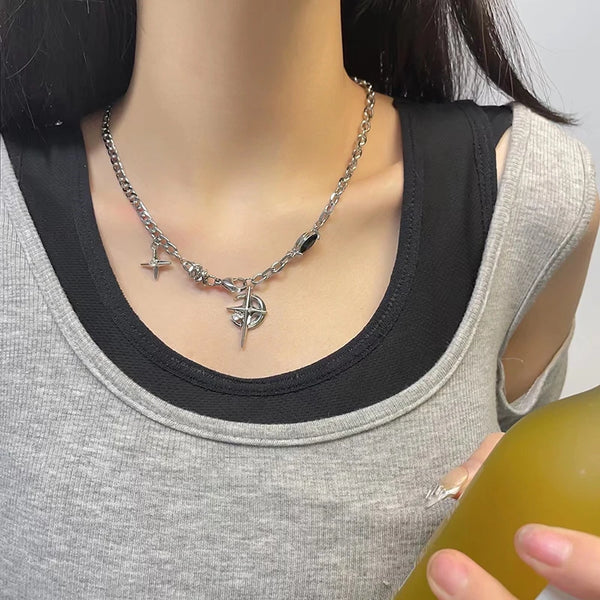Y2K Cuban Figaro Necklace