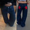 Y2K Star Print Vintage Jeans