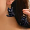 Y2K Black Cat Earrings