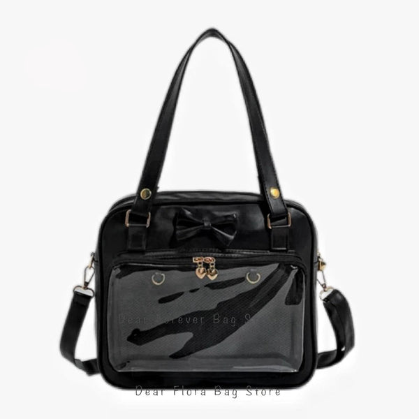 Y2K Transparent Badge Tote