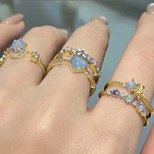 Y2K Kpop Geometry Jewelry