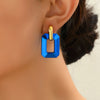 Y2K Geometric Stud Earrings