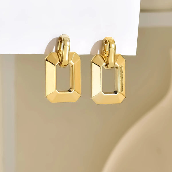 Y2K Geometric Stud Earrings