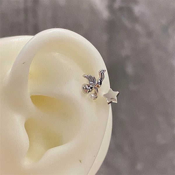 Y2K Angel Star Ear Cuff
