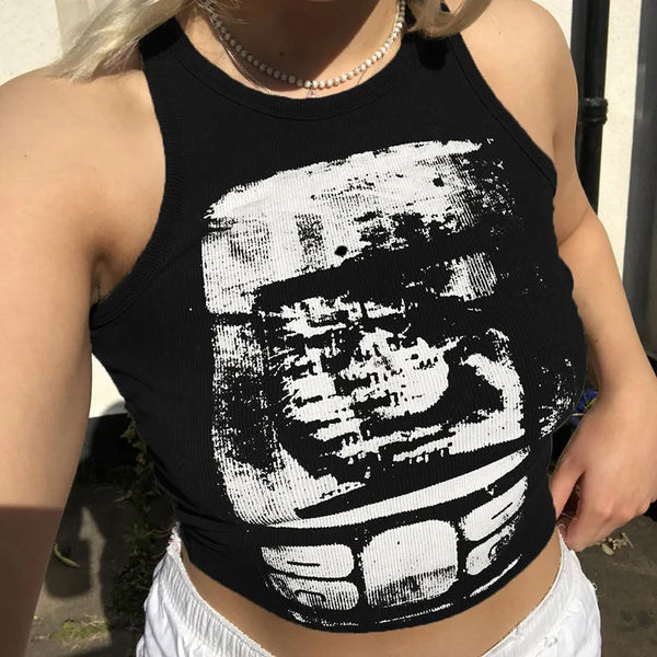 Y2K Corset Tank Top
