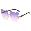 Y2K Bear Rimless Shades