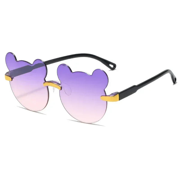 Y2K Bear Rimless Shades