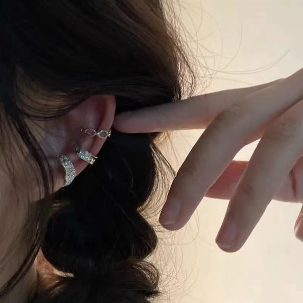 Y2K Butterfly Tassel EarClips