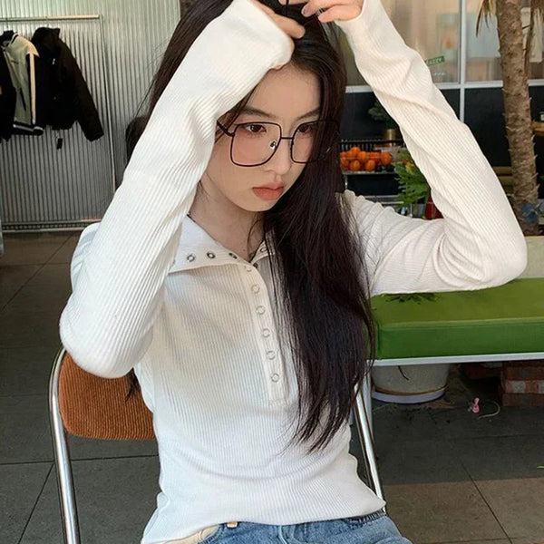 Y2K Slim Fit Knit Sweater