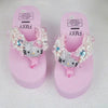 Y2K Kitty Wedge Slippers
