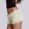 Y2K Mesh Lace Bloomer Shorts